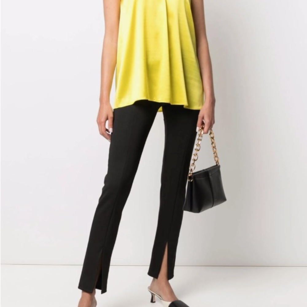 LIA ARAM x Alchemy Front-Slit Slim Fit Pants